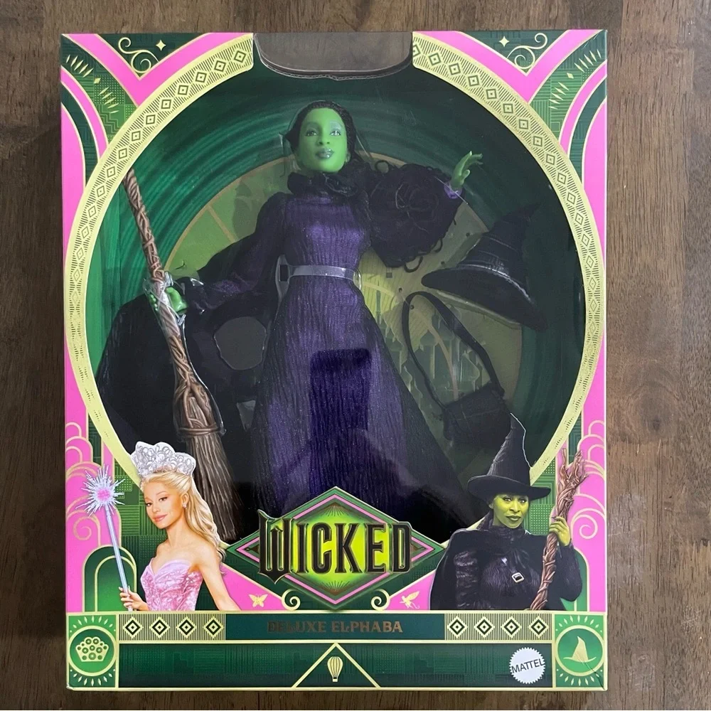 NEW Mattel Wicked Movie Elphaba 11" Deluxe Fashion Doll RARE URL ERROR MISPRINT - Picture 3 of 11